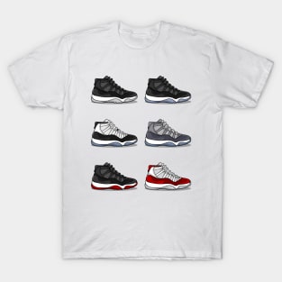 AJ 11 Retro Sneaker Collection T-Shirt